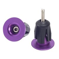 Ioensy - 2 Uds Tapones De Extremo De Manillar De Bicicleta Piezas Tapas De Extremo De Manillar Para Bicicleta De Carretera Púrpura