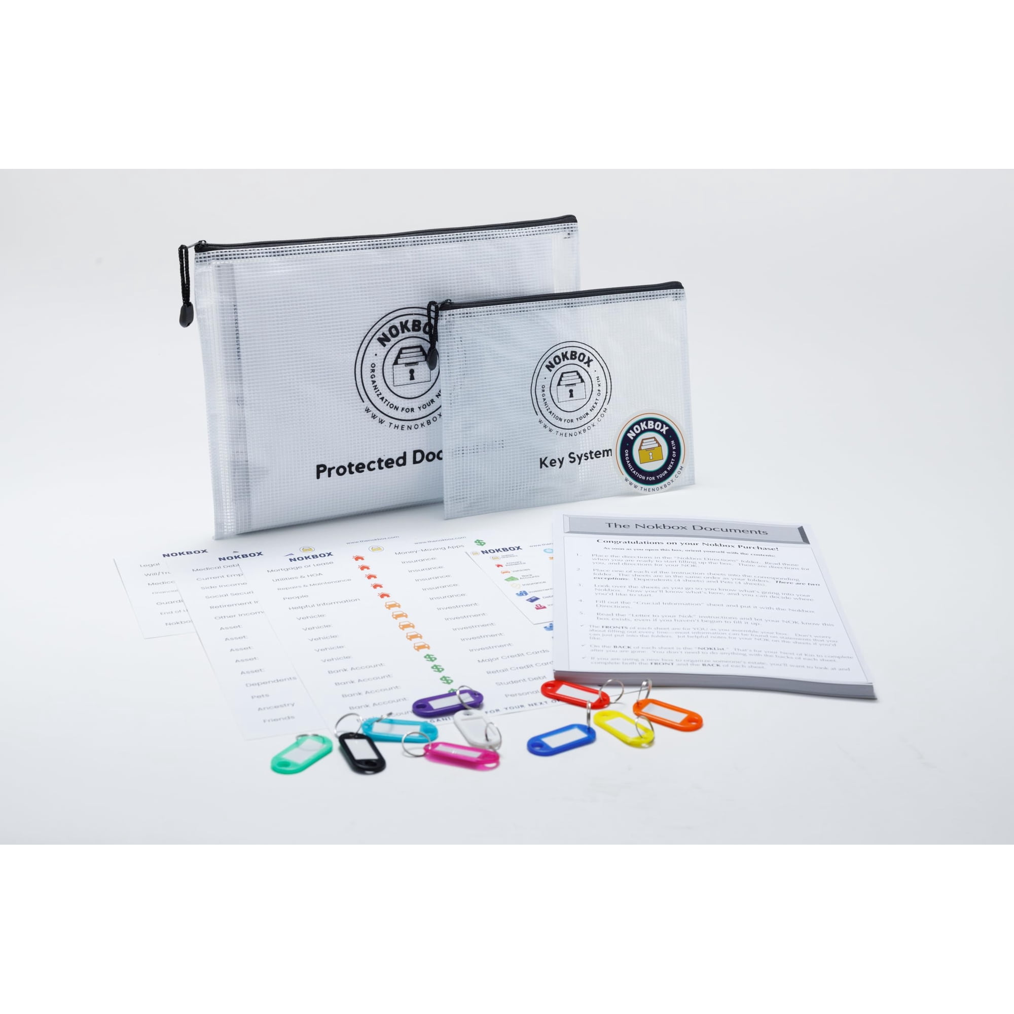 The Nokbox - Kit De Organización El Archivo Personal De Nokbox Lite Estate