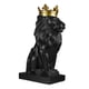 thumbnail image 4 of Estatua de cabeza de estilo nórdico, decoración de mesa, colección de artesanía de resina, escultura ornamental para estante de sala de estar, Negro, 4 of 5