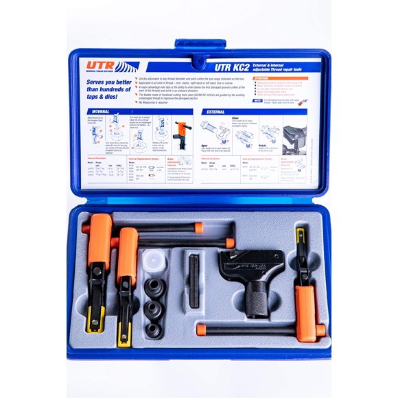 Kit de reparación de roscas universal UTR KC2 de 4 piezas