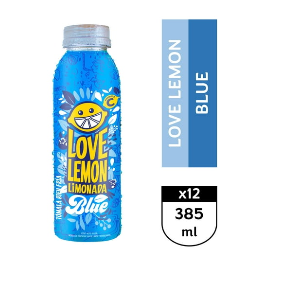 Love Lemon Blue 12 x 385 ml