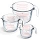 thumbnail image 1 of Juego de tazas medidoras EATEX 0,25 L, 0,5 L y 1 L aptas para lavavajillas, 1 of 8