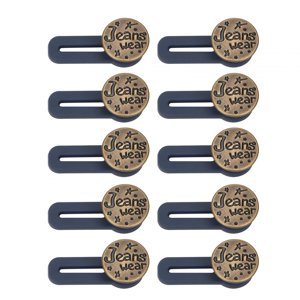 Magideal - 10 Uds. Botones Extensores Botones Extensores De Cintura Para Hombres Y Mujeres Botón Expansor De Pantalón Elástico Instantáneo Para Cintura , Estilo Estilo A