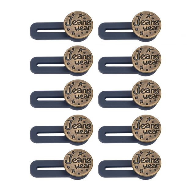 10 Uds. Botones extensores botones extensores de cintura para hombres y mujeres botón expansor de pantalón elástico instantáneo para cintura , estilo Estilo A