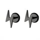 thumbnail image 1 of Lightning-Inspired Earrings: Add a Touch of Punk to Your Look with These Unisex Stainless Steel Earrings, 1 of 4