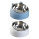 thumbnail image 5 of 2x Comedero Para Gatos Comedero Para Alimentos Elevado Cuencos Protectores Para El Cuello Azul Blanco, 5 of 5