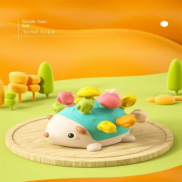 Hedgehog Nail Splicing Toys, Children's Early Education Puzzle Toy For Focus Training Baby Finger Fine Action Hand-eye Coordination, Training Numbers Color Distinction Educational Enlightenment Toys