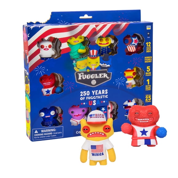 Figuras Coleccionables Fuggler Usa 250 Aniversario Paquete De 12