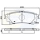 thumbnail image 3 of Pastillas Freno para auto Lexus RX 350 2010-2015 Trasero, 3 of 4