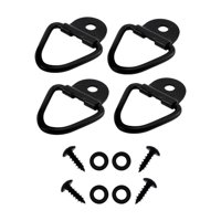 Ioensy - Clip De Montaje En Superficie De Anclaje De Amarre De Anillo En V De Carga Para Camiones Domésticos, Ganchos De 4 Piezas