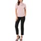 thumbnail image 2 of INSPIRE CHIC Blusas de Mujer de Color Sólido con Lazo en el Cuello, Mangas Cortas, para Regreso a Clases y Uso en el Trabajo, Rosa L, 2 of 7