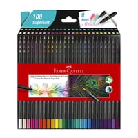 Faber-Castell - Lapices De Colores Supersoft Ecolapices 100 Colores