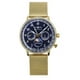 thumbnail image 1 of Reloj Quartz Para Hombre Lz 129 Hindenburg Moon Phase Acero Inoxidable Dorado Dial Azul 7039m2, 1 of 2