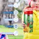 thumbnail image 5 of FranklinBotella de Agua con Tapa Pop Top de Un Toque, Acero Inoxidable, a Prueba de Fugas, para Deportes, Botella Infantil rosa 12 oz, 5 of 6