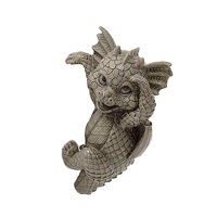 Magideal - Maceta De Dibujos Animados Hugger Colgante Mini Estatuas De Jardín Estatuilla De Maceta, Escultura De Decoración Para Patio De Exterior 7.8X3X5Cm