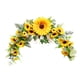thumbnail image 4 of Guirnalda De Flores De Arco De Botín De Girasoles De 23 Pulgadas Para Decoración De Dintel Interior Del Hogar, 4 of 5