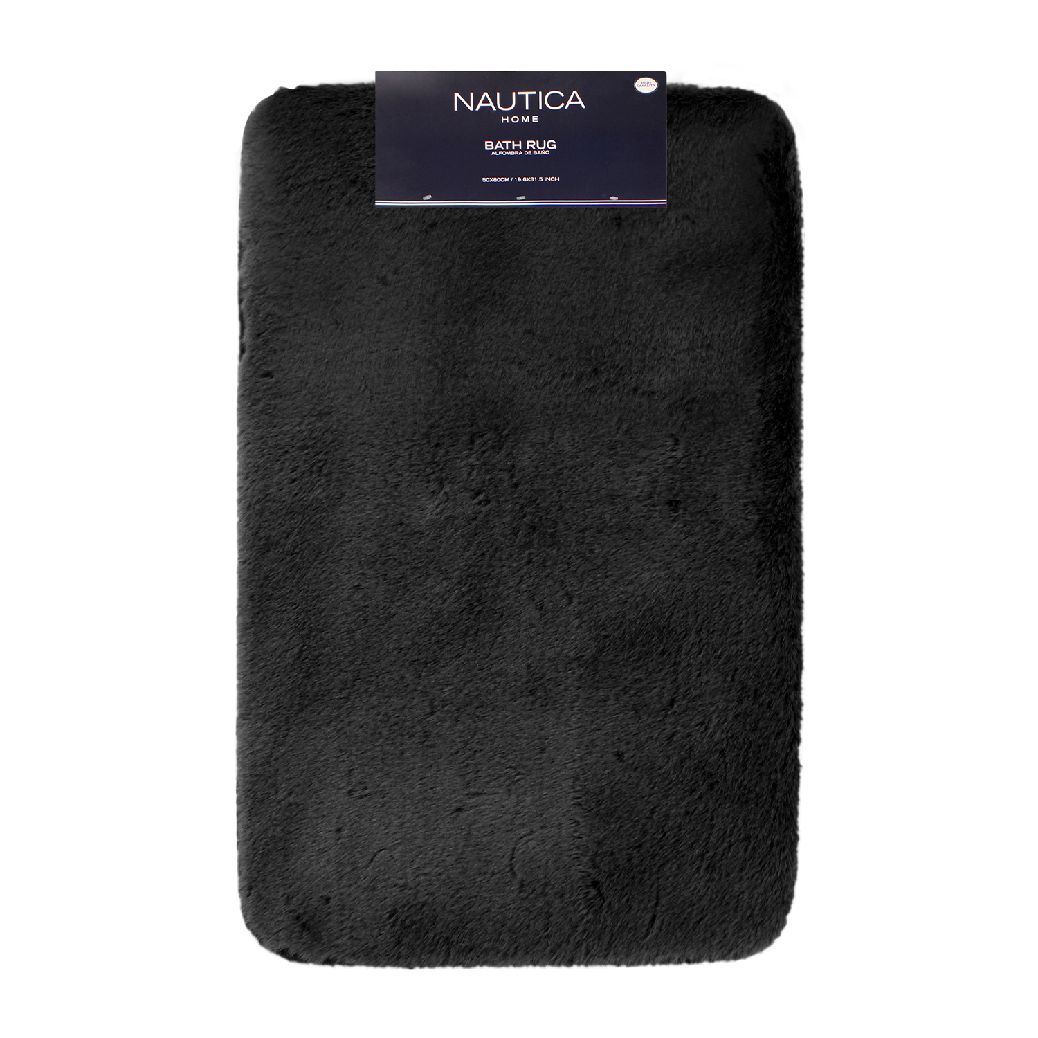 Alfombra De Baño Nautica Home Ultra Suave 50X80Cm Gris Oscuro