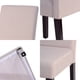 thumbnail image 5 of Silla De Comedor Acolchada Con Tapiz De Tela Gris, 5 of 6