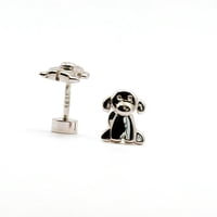 Tiana Joyas - Aros De Perrito De Plata 925