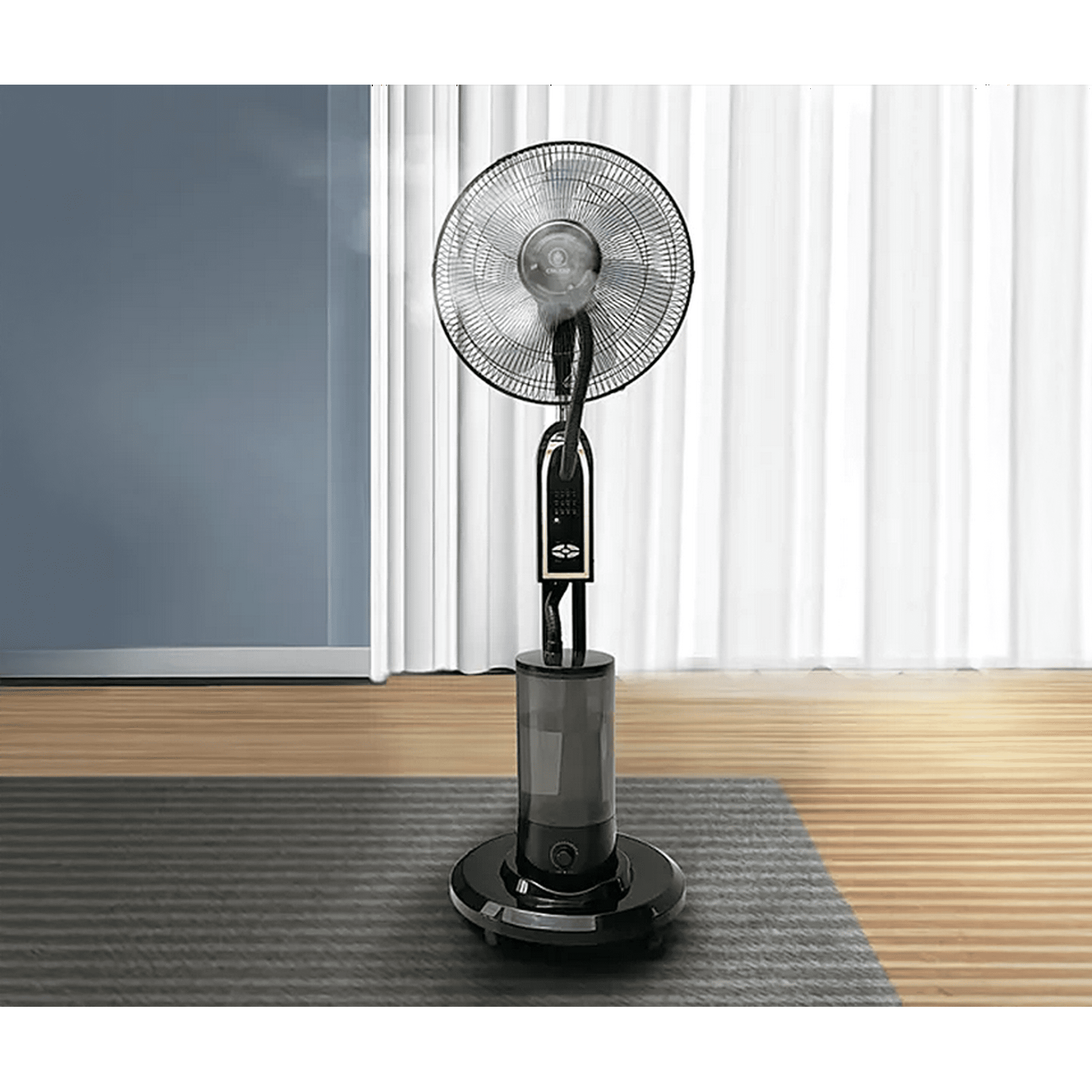 Tienda El Garage - Ventilador Nebulizador Agua Casa Oficina Control Remoto