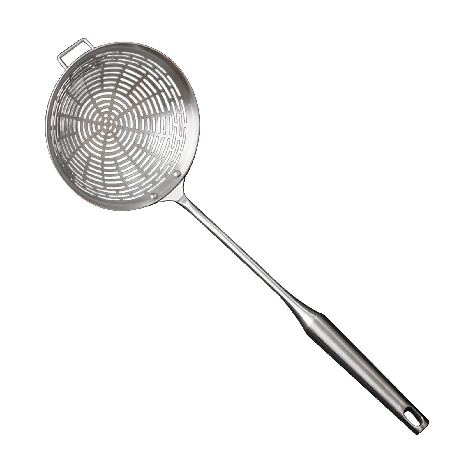 Bothyi - Colador De Araña Con Mango Largo, Cuchara Coladora De Pasta Para Escurrir Frutas Y Cocinar