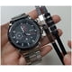 thumbnail image 2 of Reloj de lujo Personalizado para Hombres con Pulsera Metálica y Cuero, 2 of 3