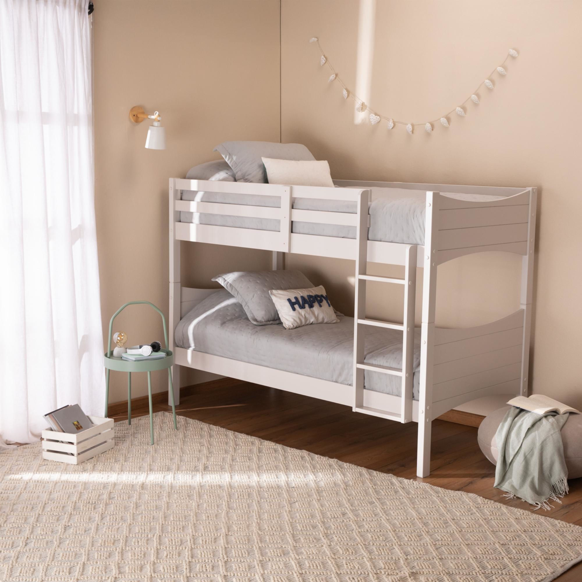Decocasa - Camarote Curvy 1 Plaza Desmontable 100% Madera