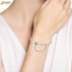 thumbnail image 2 of Pulsera de plata esterlina 925 LNQOBU con cadena tipo serpiente para mujer, 2 of 6