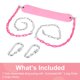 thumbnail image 4 of Swing Seat Take Me Away, 2 unidades, color rosa, muy resistente, con cadenas, 4 of 7