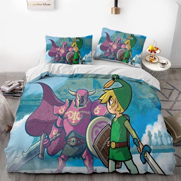 The Legend of Zeld-a Game Duvet Cover Set 3D Bedding Comforter Cover Bedding Set