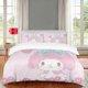 thumbnail image 1 of Juego De Ropa De Cama Rosa Con Diseño De Conejito Melody Estilo Anime Para Niños Y Niñas Funda Nórdica Y Fundas De Almohada De Algodón 3 Piezas, 1 of 3