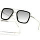 thumbnail image 2 of Gafas De Sol Aieyezo Tony Stark Vintage Cuadradas Marco De Metal Unisex, 2 of 2