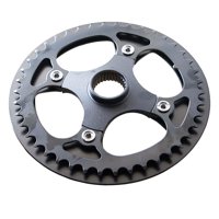 Ioensy - Piñón De Plato De Bicicleta Eléctrica Juego De Bielas De Bicicleta Ultraligero Fácil De Usar 42T