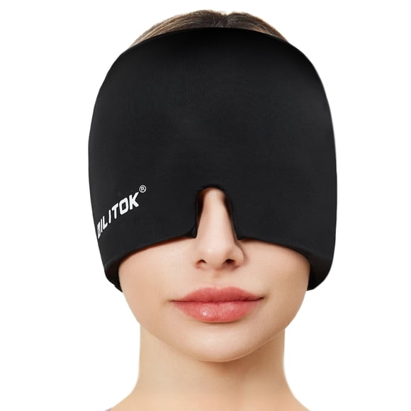 Gorra para aliviar el dolor de cabeza EXQUISLIFE, terapia de frío y calor para migrañas