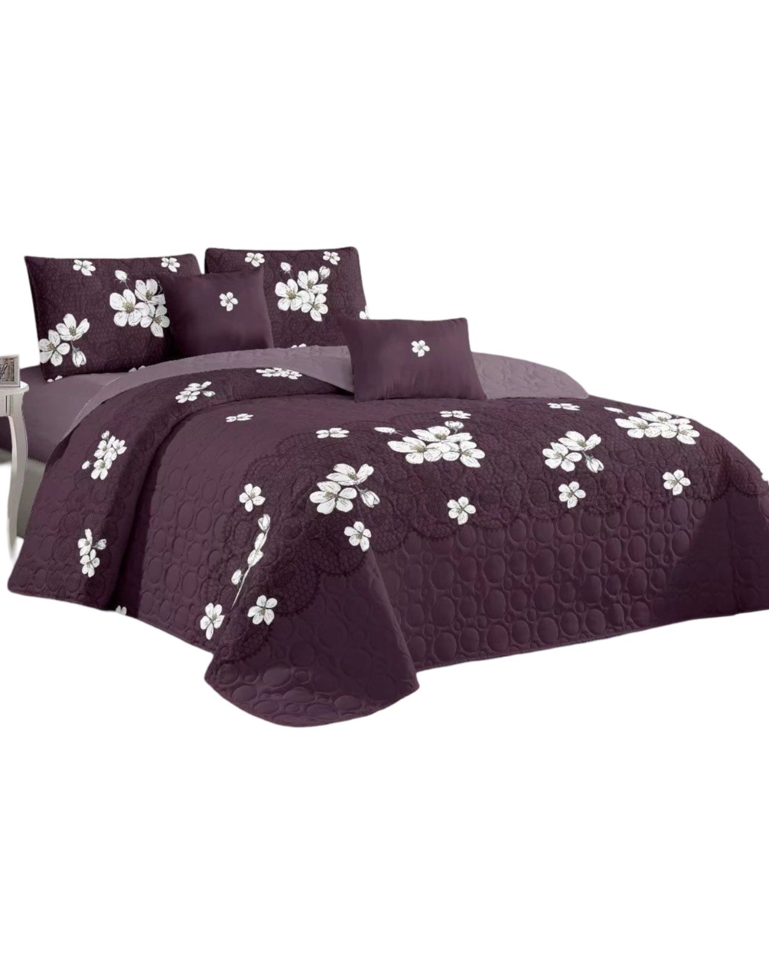 Genérico - Quilt Verano Reversible - Ligero Y Cómodo D18