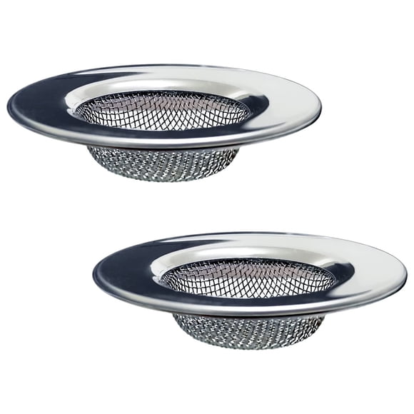 Colador de desagüe Seatery de acero inoxidable de 1,5 cm, paquete de 2