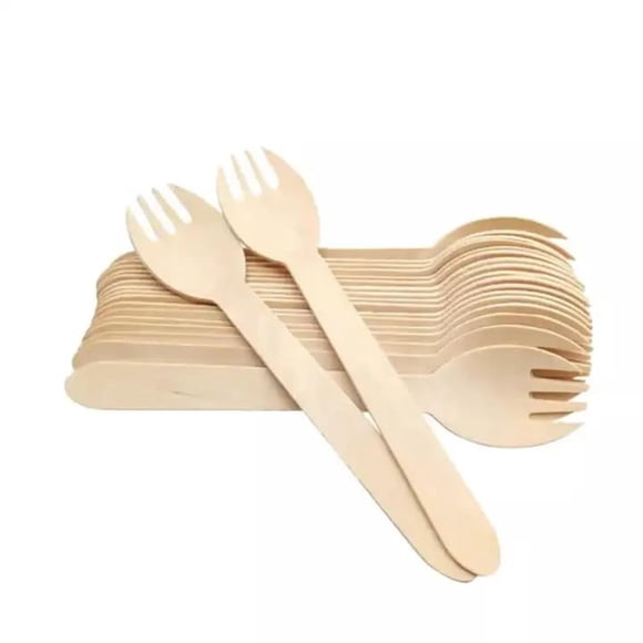 Cucharas tenedor Concession Essentials 14 cm, paquete de 100
