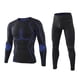 thumbnail image 2 of Ropa interior térmica de invierno para hombre, mallas , pantalones para el sudor, ropa de para proteger para senderismo, montañismo, entrenamiento, esq XXL negro, 2 of 5