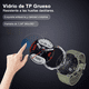 thumbnail image 2 of Elegante reloj inteligente negro IP68 resistente al agua, al polvo y a los golpes para hombre con Bluetooth para llamadas tácticas y deportes con batería de larga duración y diseño duradero ideal para, 2 of 5