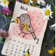 thumbnail image 5 of Calendario 2022 Aves Pajarito de Mimbre, 5 of 13