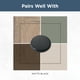 thumbnail image 5 of Perillas para gabinete Franklin Brass Parow cuadradas negro mate 2,9 cm, 5 of 9