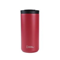 National Geographic - Mug Acero Inoxidable Tapa Flip Antideslizante 350Ml Rojo