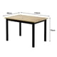 thumbnail image 5 of Juego Comedor Madera Lucia 4 Sillas Café - Negro, 5 of 6