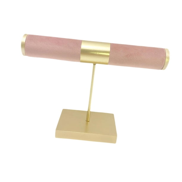 Organizador Multifuncional para Joyería, Soporte para Presentación de Joyería Rosa Y Dorado, Estante para Joyería para Tocador, Escaparate, Regalo Par Estilo A