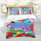 thumbnail image 5 of Tuca & Bertie Conjunto de sábanas temático, trío de piezas, cómodo y amigable con la piel, diseño único, regalo de decoración para el hogar para familiares, amigos y fans,173cm *218cm, 5 of 6