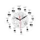 thumbnail image 1 of Reloj De Pared Moderno De Ciencia, Acrílico, Sin Tictac, Para Comedor, Oficina, Cocina, 1 of 5