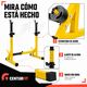 thumbnail image 5 of Rack Squat Sentadillas Acero Centurfit Ajustable Barra Pesas Color Amarillo, 5 of 11