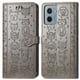 thumbnail image 2 of Funda Cartera FOXDOCK para Motorola Moto E15 , Flip PU con Relieve de Gatos y Perros, Tarjetero y Soporte, 2 of 6