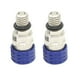 thumbnail image 3 of 2 Piezas M5 0,8mm Válvula De Presión De Purga De Aire De Horquilla Para Motocicleta Azul Duradero, 3 of 5