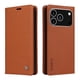 thumbnail image 5 of Funda Billetera de Cuero para iPhone 17 Pro Max con Tarjetero y Soporte - Tapa Magnética Marrón, 5 of 5